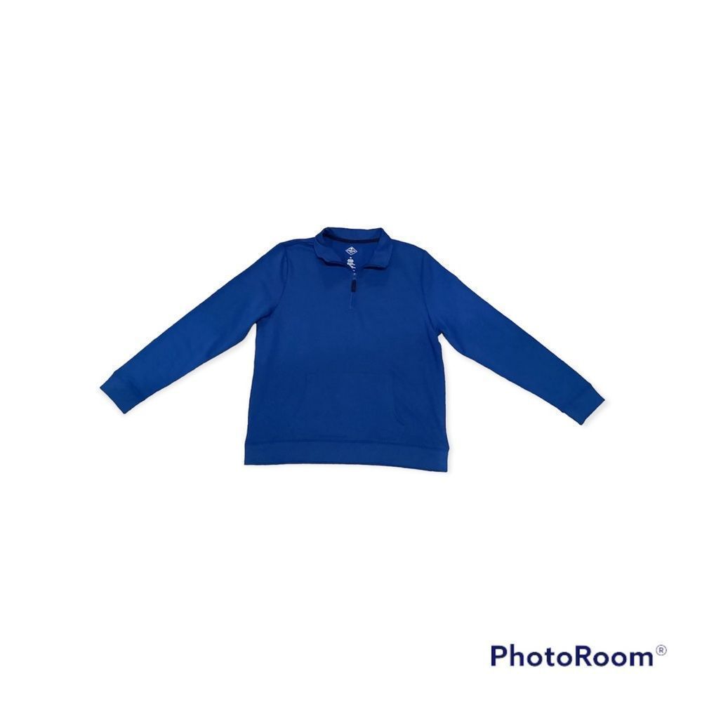 NWT St John’s Bay Blue Quarter Zip Sweatshirt SZ-M